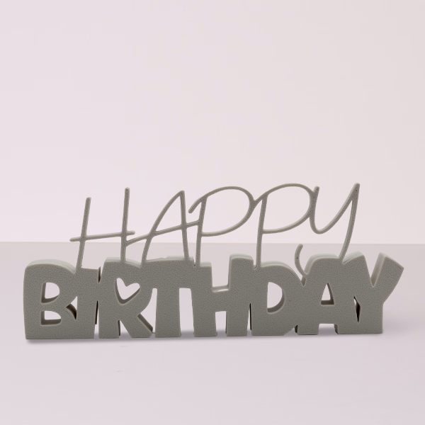 Deko Schriftzug „Happy Birthday“