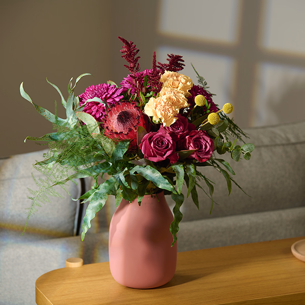 Happy Day with Premium Vase