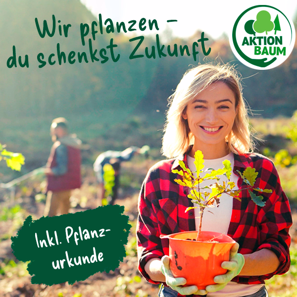 Wir pflanzen einen Baum für dich