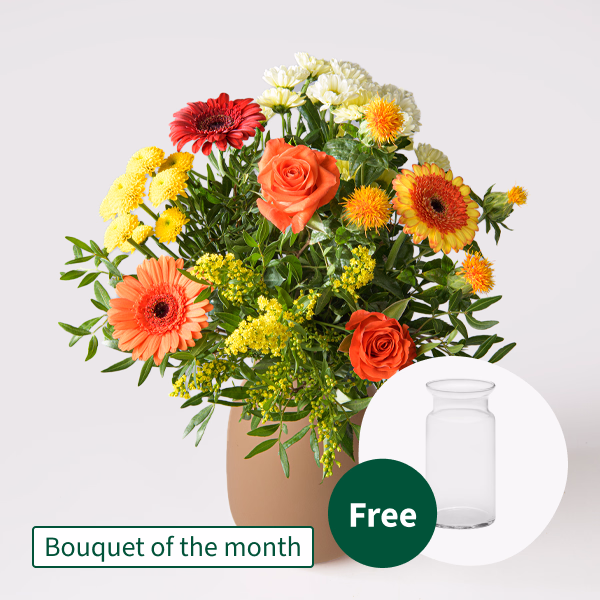 Bouquet of the Month with vase