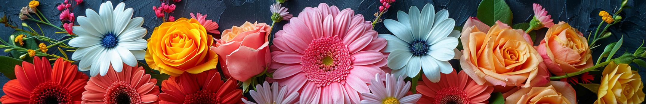 Flowers in a bunch