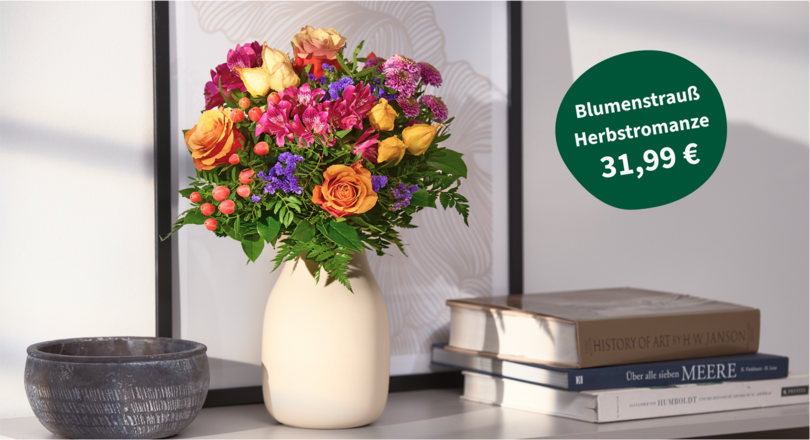 Blumenstrauß Herbstromanze für 31,99 €