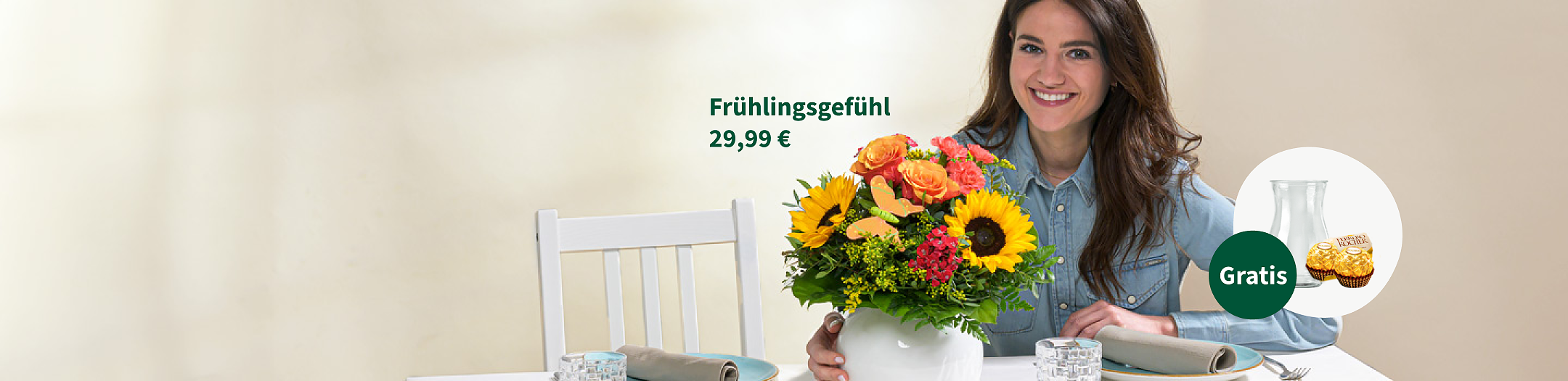 Blumenstrauß Frühlingsgefühl für 29,99 €