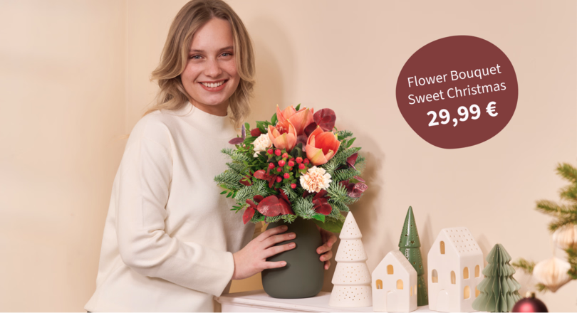 Flower Bouque Sweet Christmas for 29,99 €
