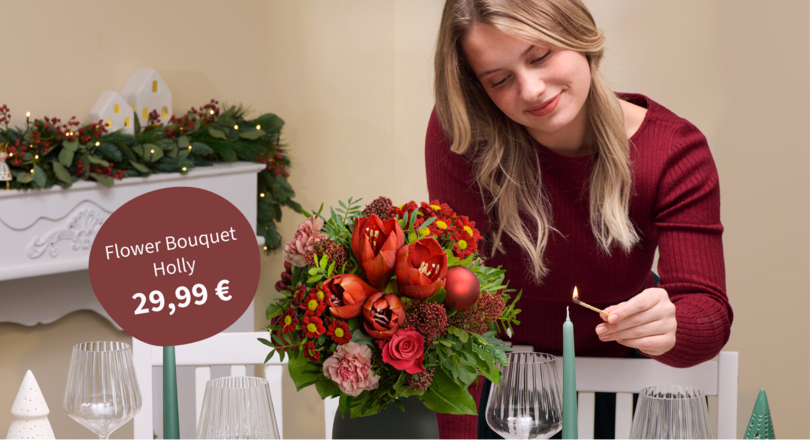 Flower Bouque Holly for 29,99 €