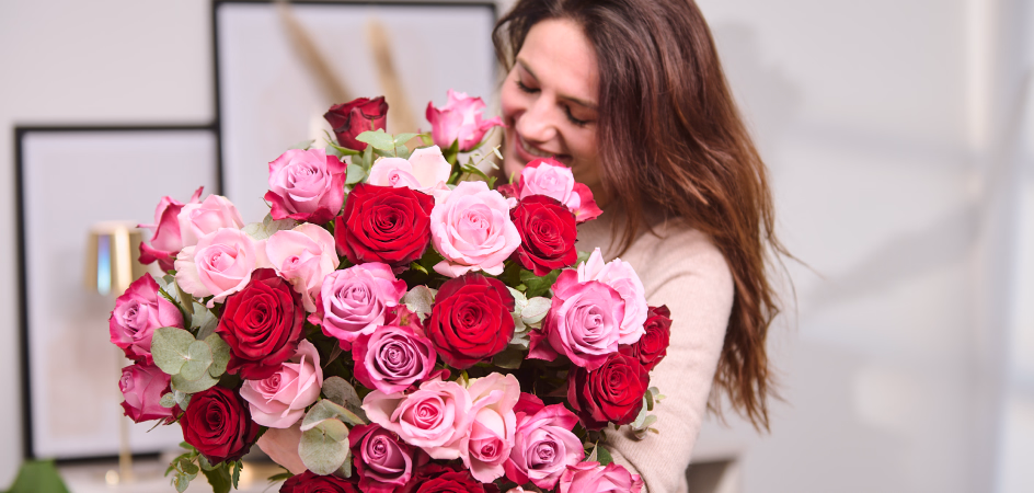 Romantische Blumensträuße