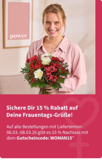 Frauentag 15 % klein