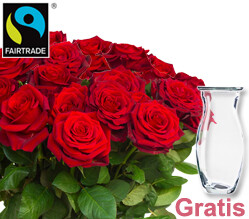 Rote FAIRTRADE Rosen Rote FAIRTRADE Rosen