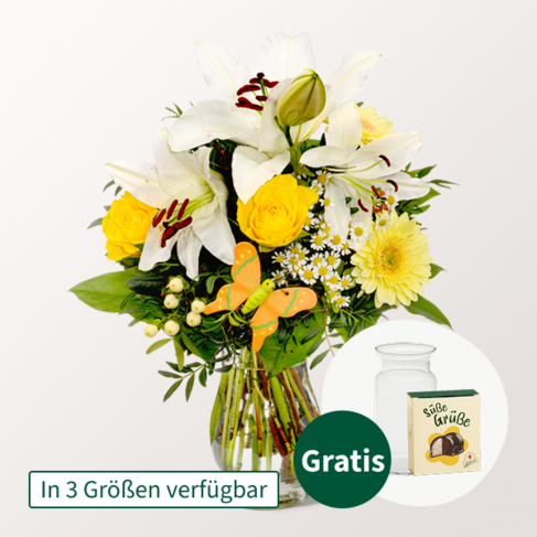 Blumenstrauß Sonnengelb