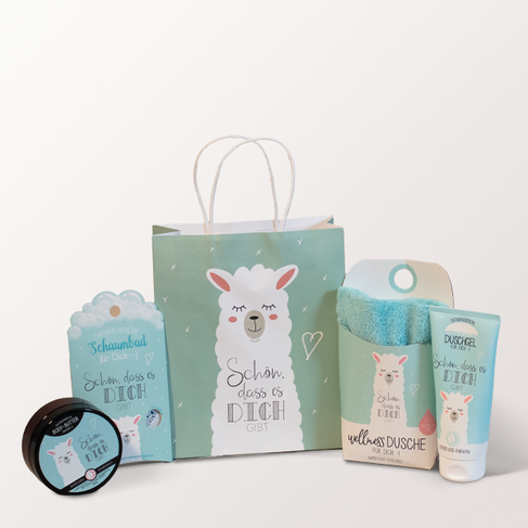 Geschenkbox Alpaka VerwöHnung ?SchöN Dass Es Dich Gibt?-image