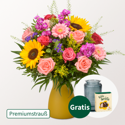 Premiumstrauß Sommerglühen